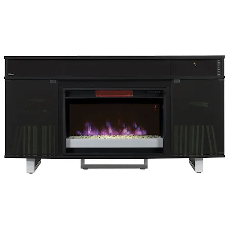 56" Media Mantel with Bluetooth Sound Bar